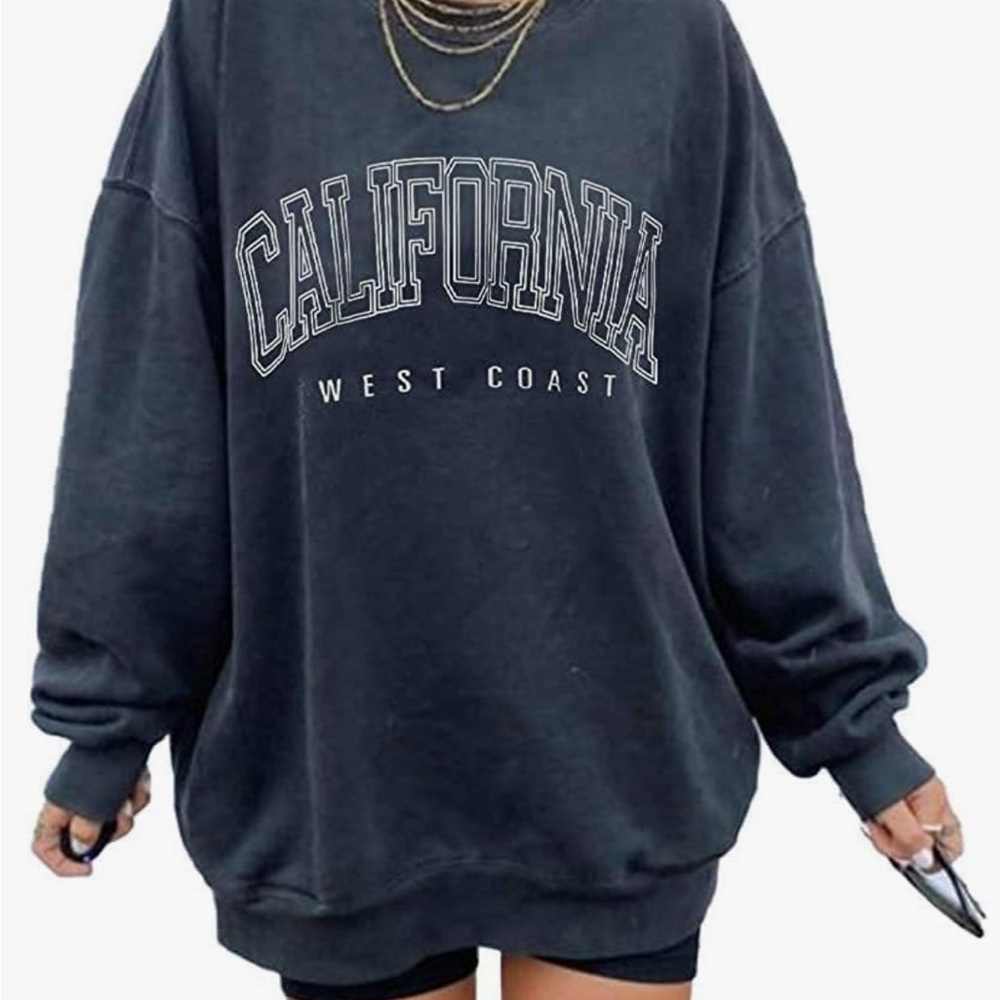 California West Coast Navy Sweatshirt
